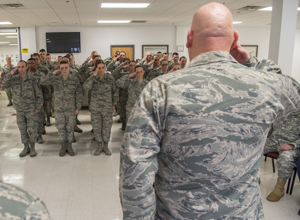 130th Force Support Squadron Change of Command