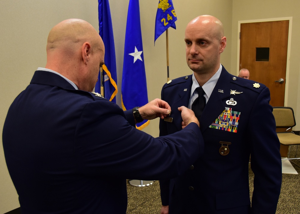 Maj. Demetrius assumes command of the 246th Intelligence Squadron