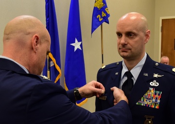 Maj. Demetrius assumes command of the 246th Intelligence Squadron