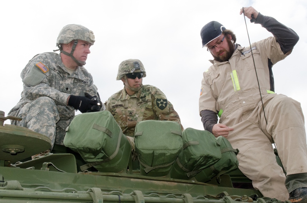 ORANG's 1-82 CAV receives new Strykers.