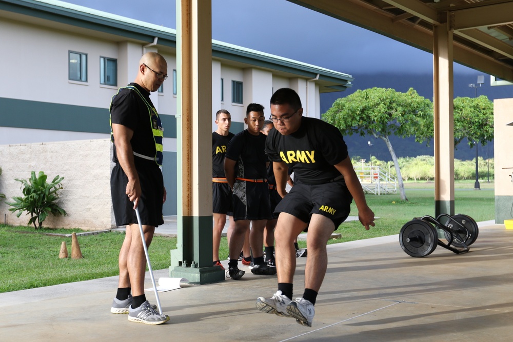 Hawaii Army National Guard Conducts the Occupational Physical Assessment Test