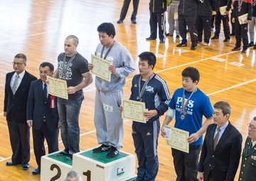 Outstanding wrestler pins passion