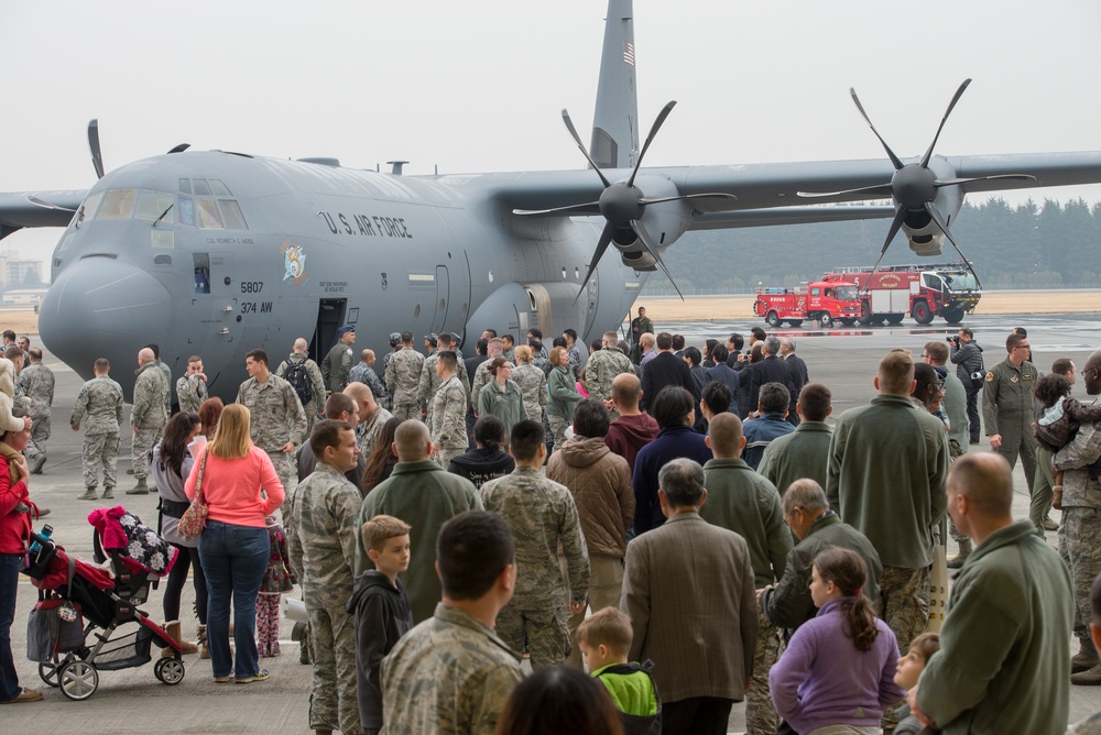 Yokota welcomes PACAF's first C-130J Super Hercules