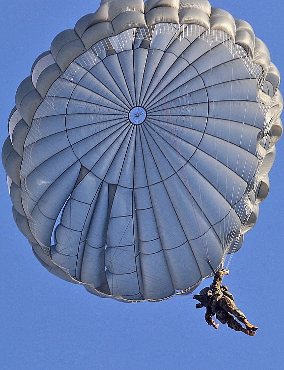 Static line jump and airdrop during Flintlock 2017 in Chad