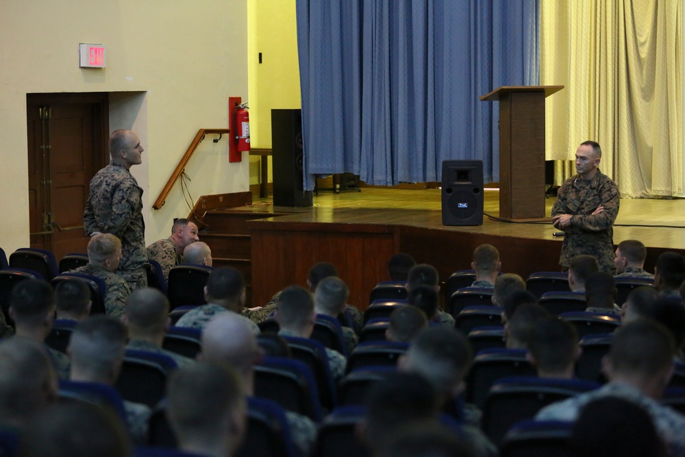 2nd Marine Division Commander visits Deployed Marines