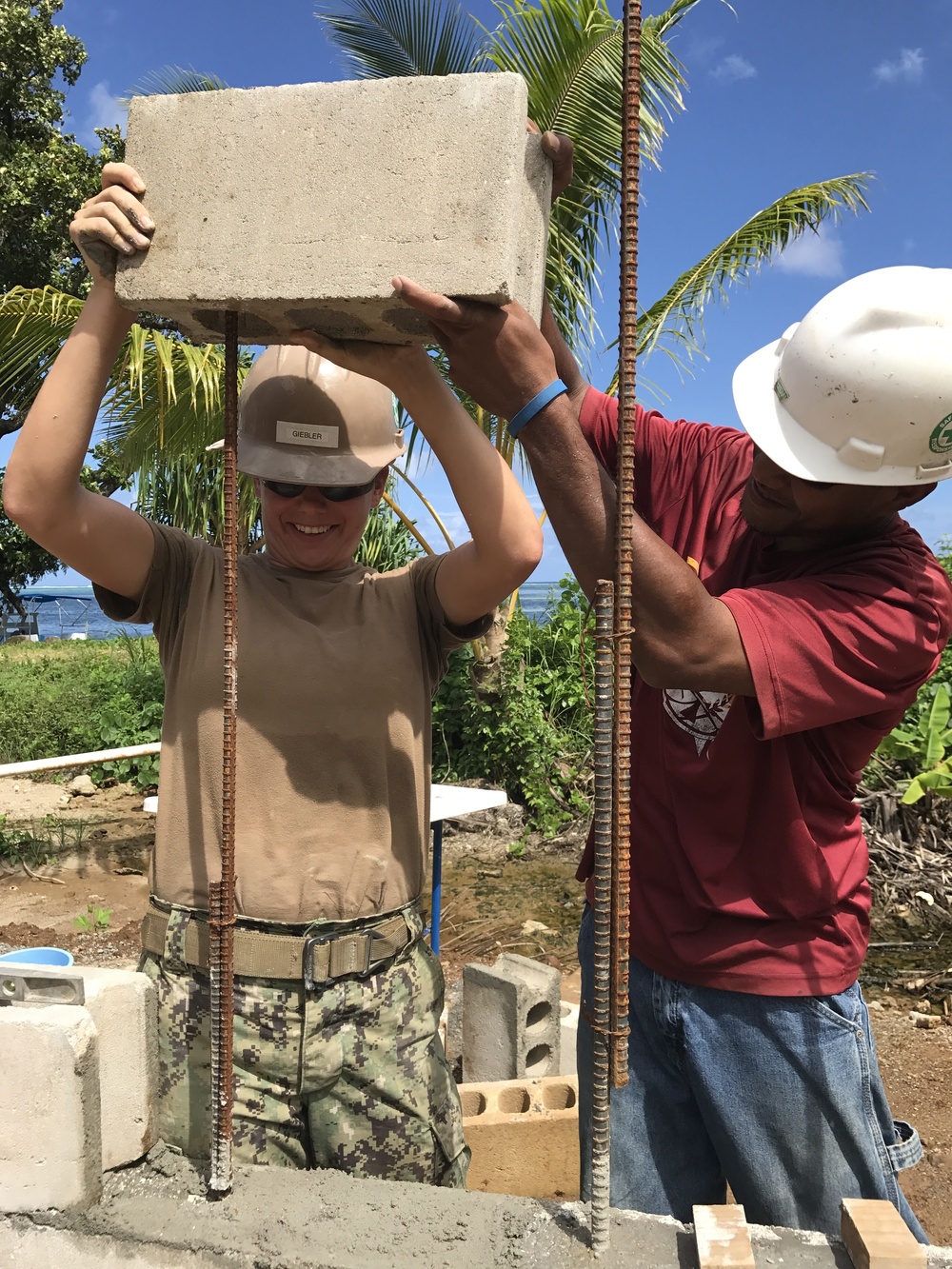 CMU Block Work in Micronesia
