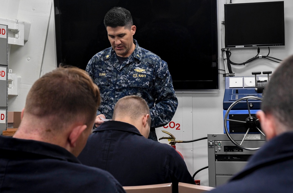 USS Wayne E. Meyer hold Ash Wednesday Sevice