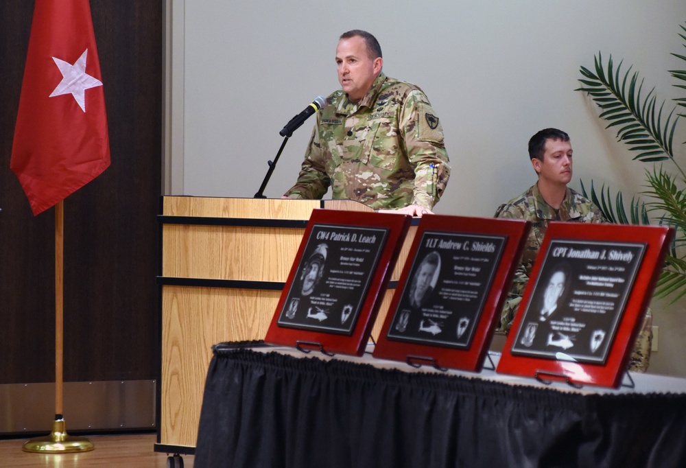 1-151st Attack Reconnaissance Battalion honors fallen Soldiers with plaque dedication