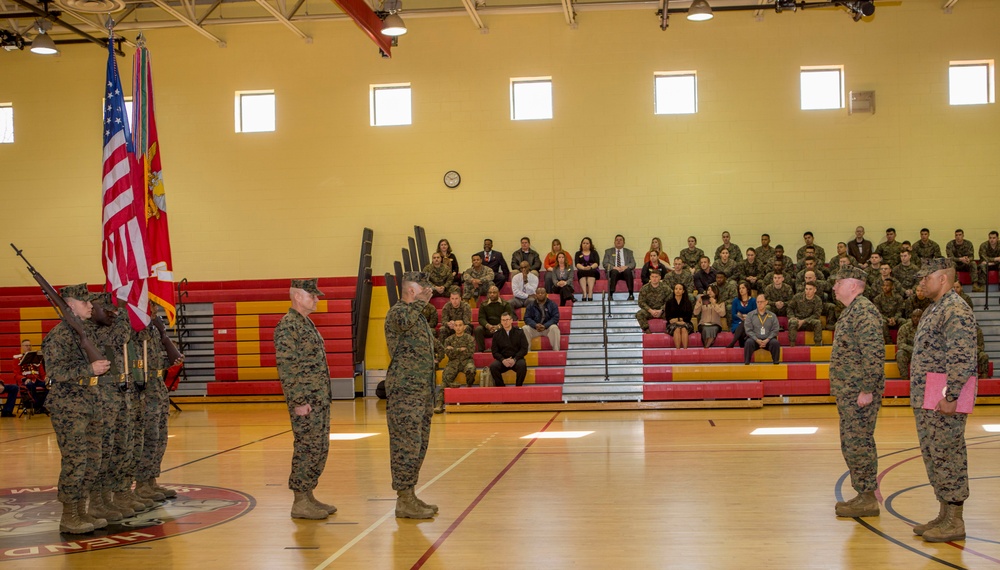 Henderson Hall Sgt. Maj. Relief &amp; Appointment Feb. 28, 2017