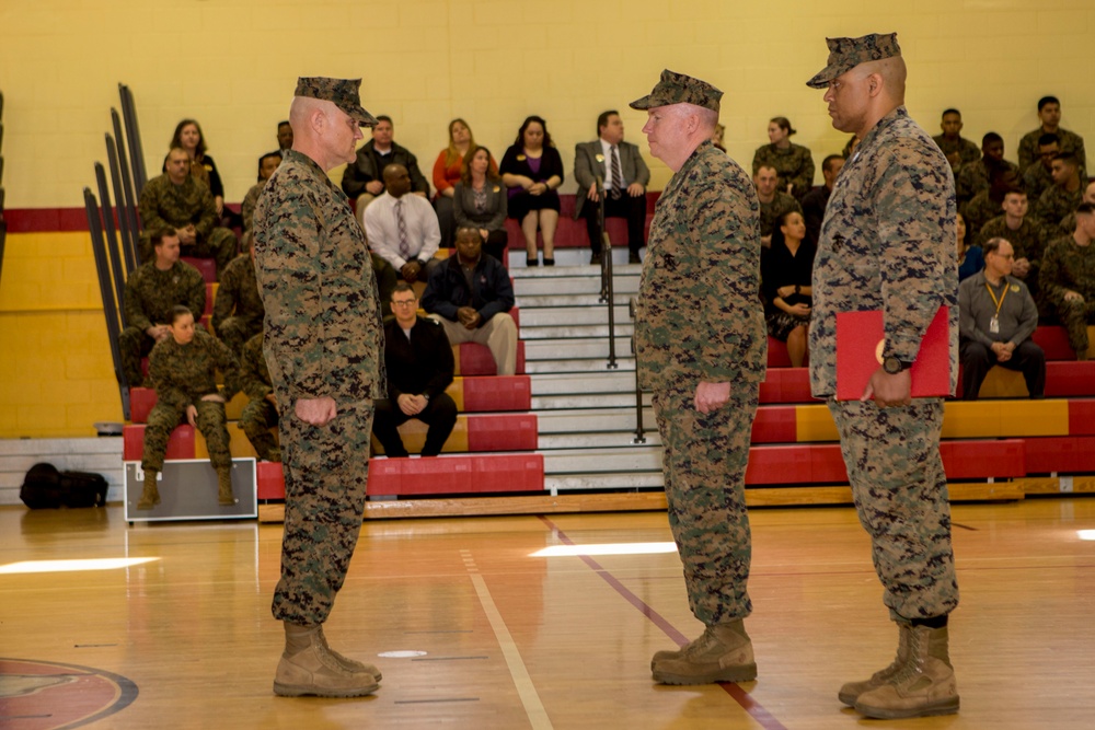 Henderson Hall Sgt. Maj. Relief &amp; Appointment Feb. 28, 2017