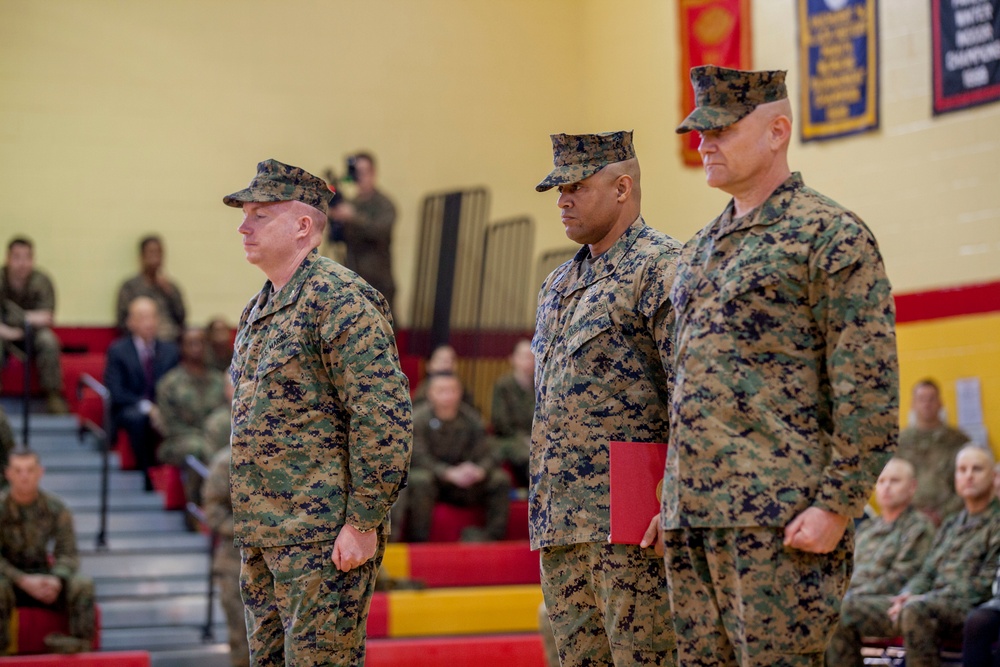 Henderson Hall Sgt. Maj. Relief &amp; Appointment Feb. 28, 2017