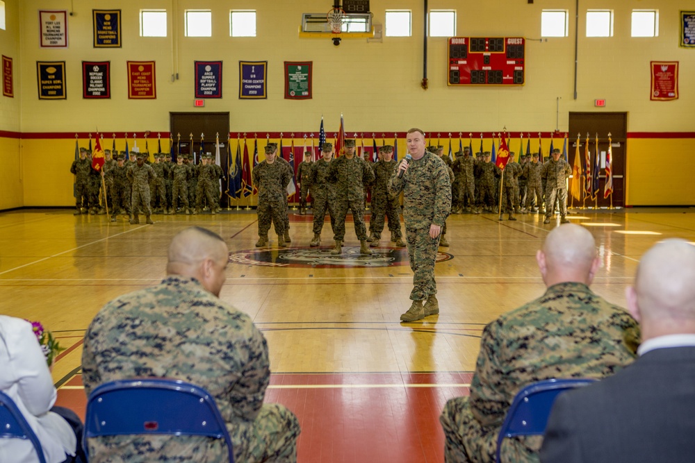 Henderson Hall Sgt. Maj. Relief &amp; Appointment Feb. 28, 2017