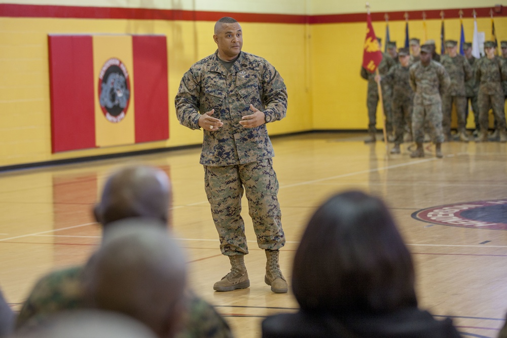 Henderson Hall Sgt. Maj. Relief &amp; Appointment Feb. 28, 2017