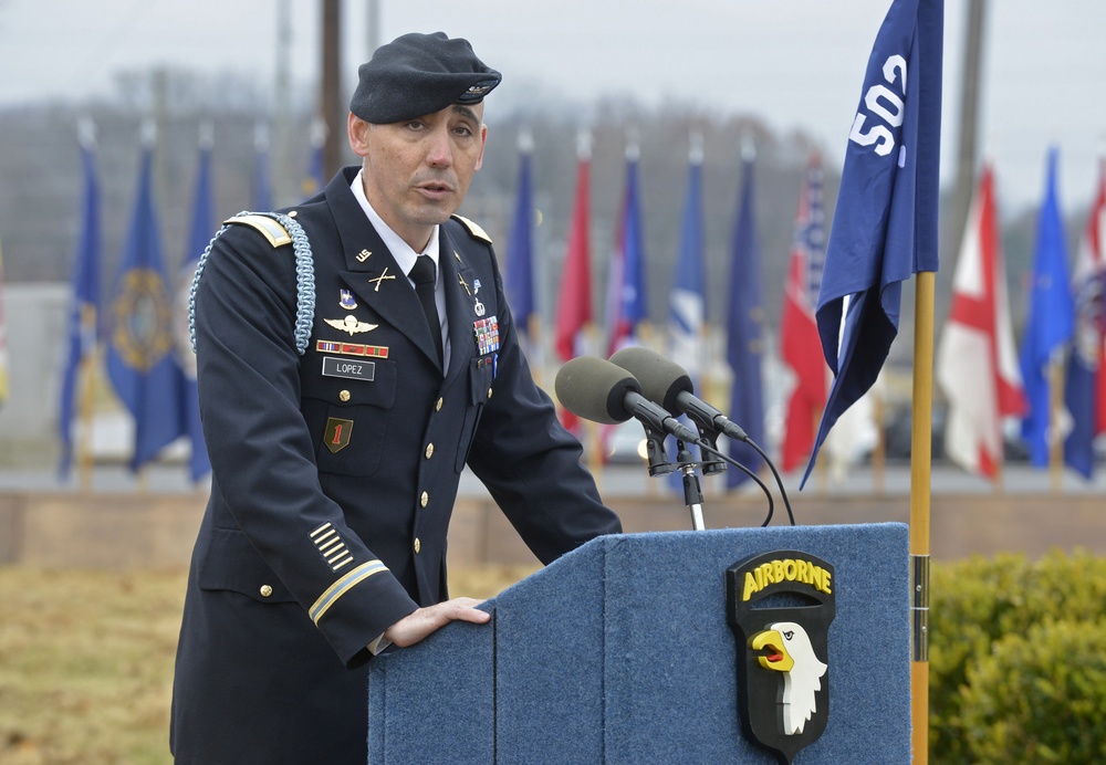 The Gander Memorial Ceremony