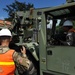 “Tartaros” transport generators to Fort Buchanan in preparation for RPME