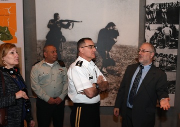 EUCOM Commander Scaparrotti meets IDF Chief of Staff Eizenkot, Israeli President Rivlin, tours Holocaust Museum.