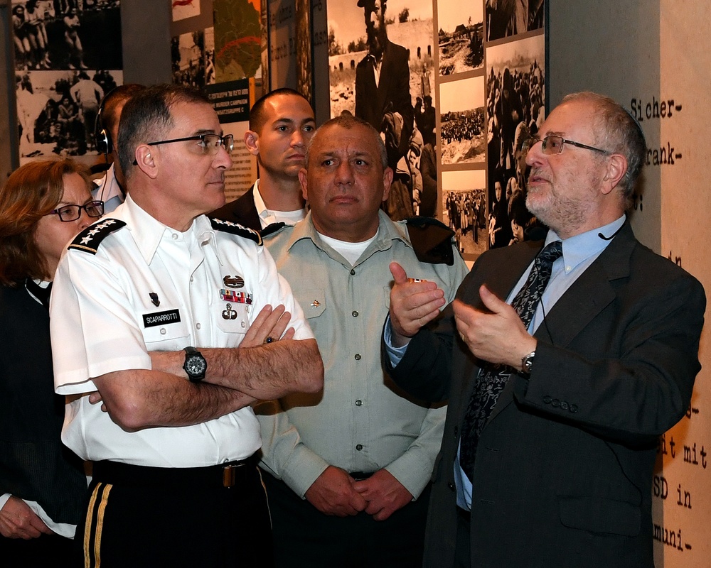 EUCOM Commander Scaparrotti meets IDF Chief of Staff Eizenkot, Israeli President Rivlin, tours Holocaust Museum.