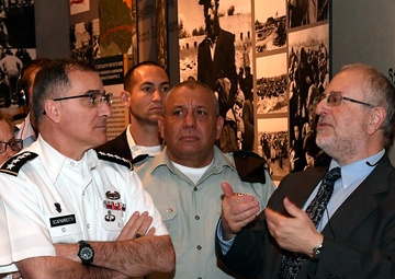 EUCOM Commander Scaparrotti meets IDF Chief of Staff Eizenkot, Israeli President Rivlin, tours Holocaust Museum.