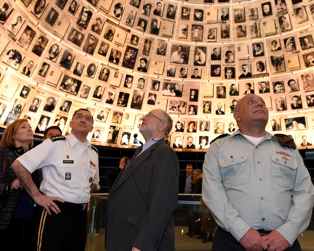 EUCOM Commander Scaparrotti meets IDF Chief of Staff Eizenkot, Israeli President Rivlin, tours Holocaust Museum.