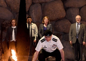 EUCOM Commander Scaparrotti meets IDF Chief of Staff Eizenkot, Israeli President Rivlin, tours Holocaust Museum.