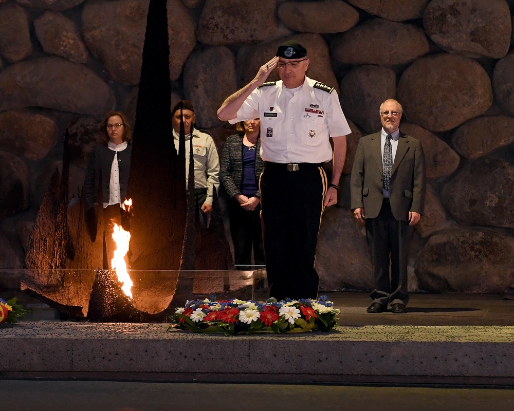 EUCOM Commander Scaparrotti meets IDF Chief of Staff Eizenkot, Israeli President Rivlin, tours Holocaust Museum.