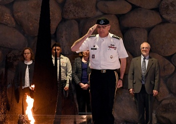EUCOM Commander Scaparrotti meets IDF Chief of Staff Eizenkot, Israeli President Rivlin, tours Holocaust Museum.