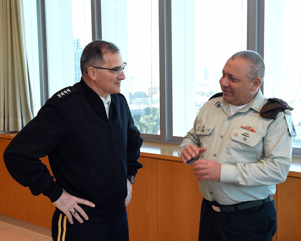 EUCOM Commander Scaparrotti meets IDF Chief of Staff Eizenkot, Israeli President Rivlin, tours Holocaust Museum.