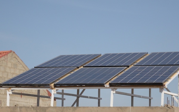 NAVSEA Engineers Volunteer to Install Solar Panels for West African Community