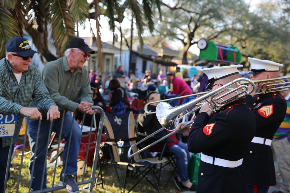 Mardi Gras welcomes the 2nd MAW Band