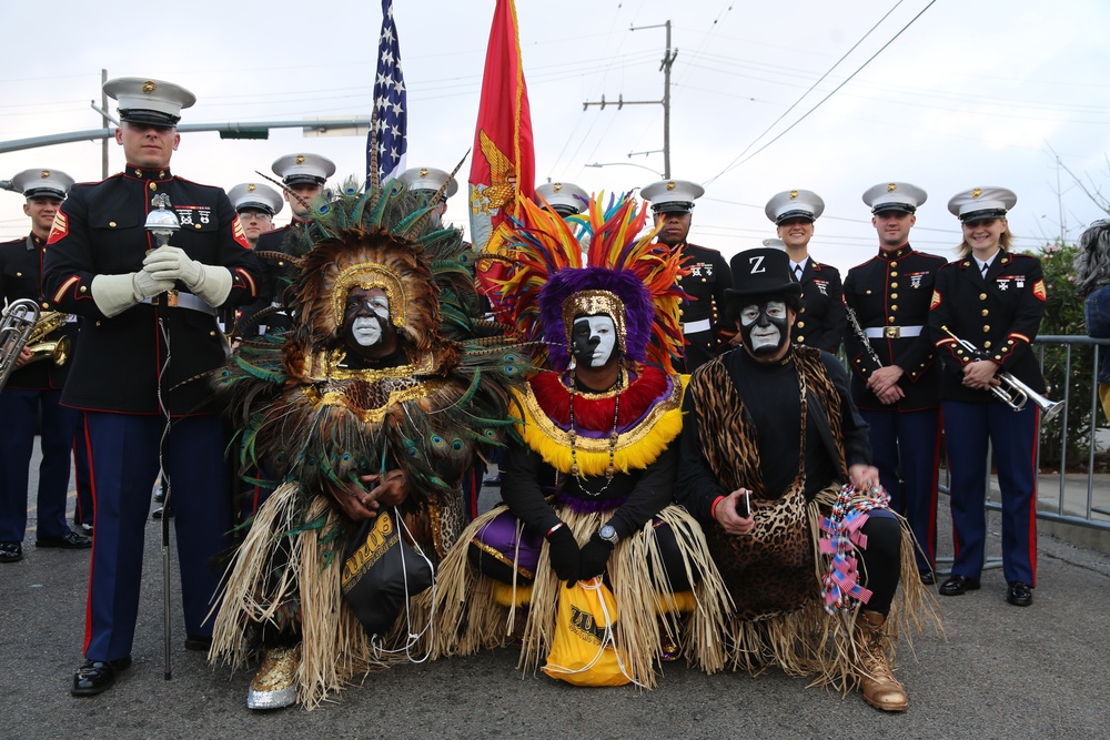 Mardi Gras welcomes the 2nd MAW Band