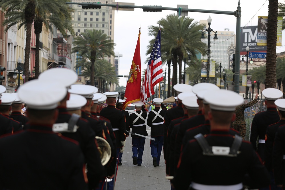 Mardi Gras welcomes the 2nd MAW Band