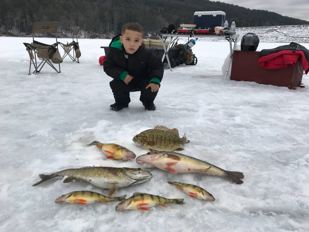 Surry Mountain Lake hosts anglers for New Hampshire winter fishing day