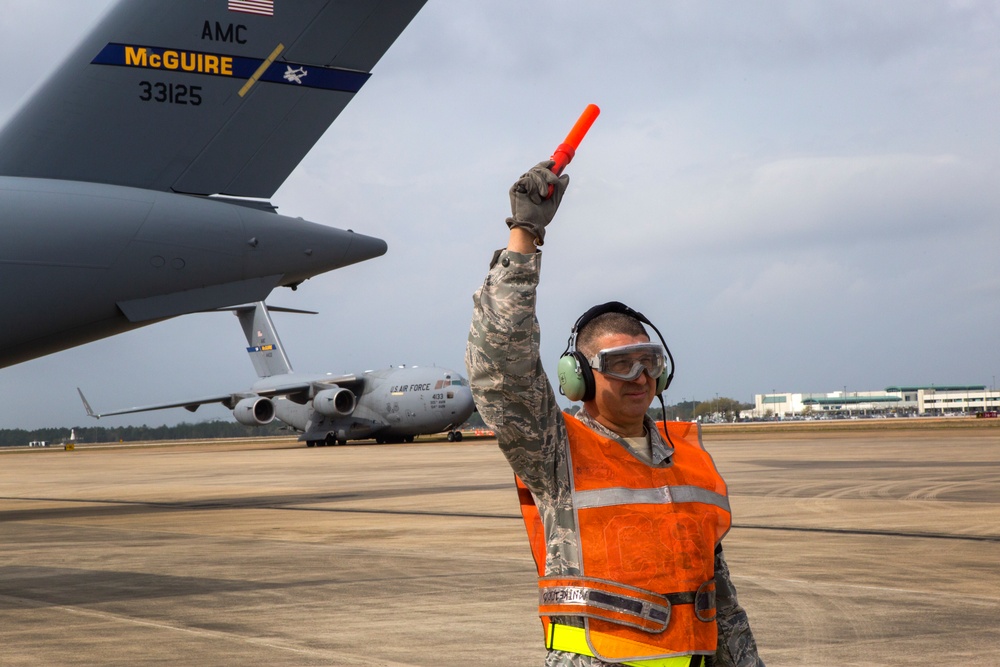 Airmen support mobilization exercise