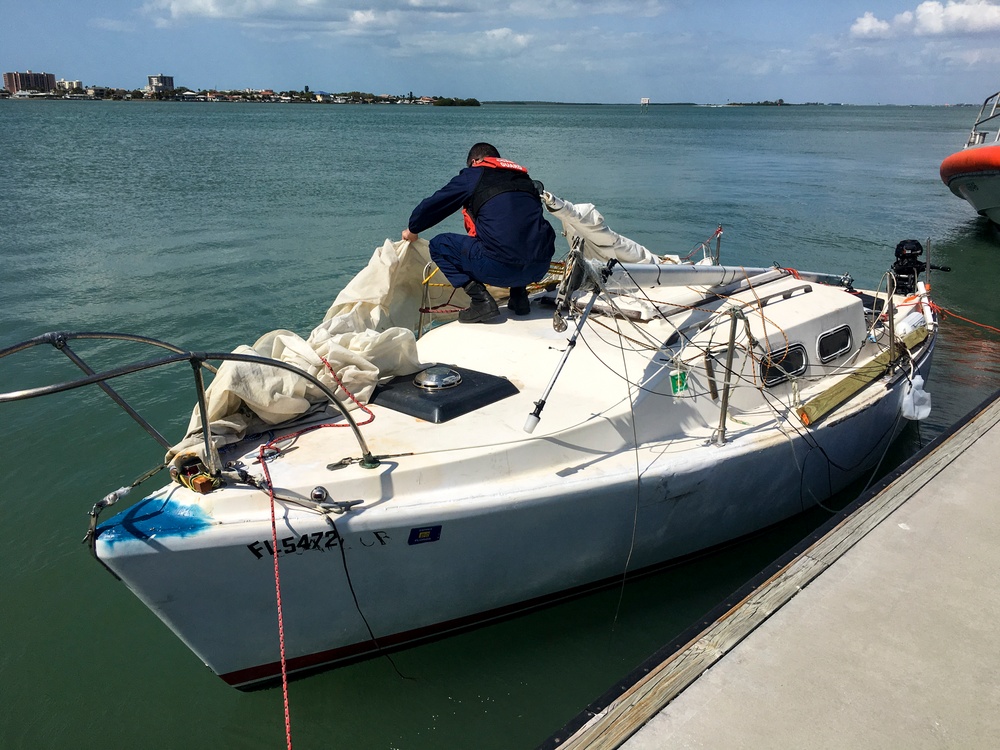 Coast Guard rescues boater who was adrift over 13 hours west of Clearwater Beach