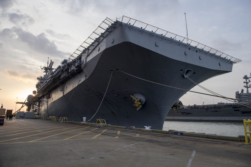 USS Bataan departs Naval Station Norfolk