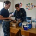 Lt. Paula Davidson Prepares For a Dental Procedure During Continuing Promise 2017