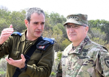 •	EUCOM Commander Scaparrotti Tours Arrow System, Hamas Tunnel, Tours IDF Exercise
