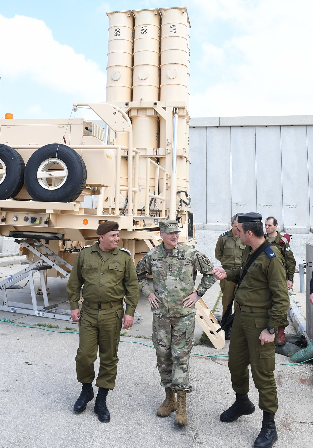 EUCOM Commander Scaparrotti Tours Arrow System, Hamas Tunnel, Tours IDF Exercise