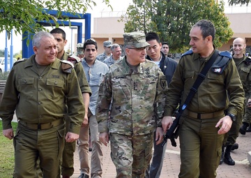 EUCOM Commander Scaparrotti Tours Arrow System, Hamas Tunnel, Tours IDF Exercise