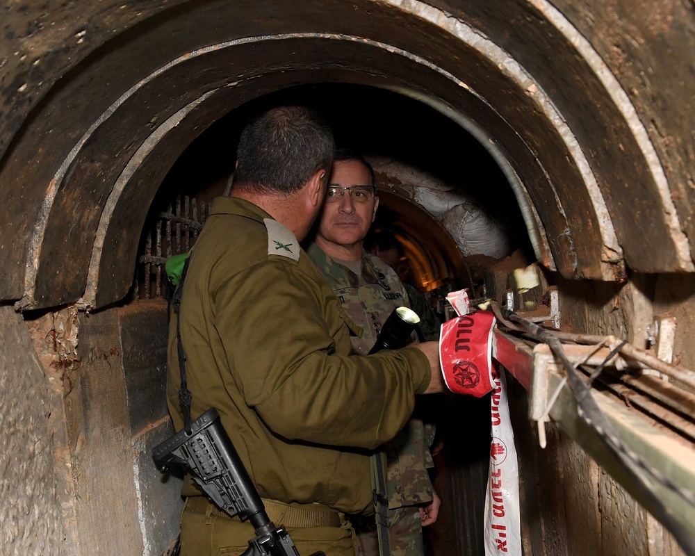 EUCOM Commander Scaparrotti Tours Arrow System, Hamas Tunnel, Tours IDF Exercise