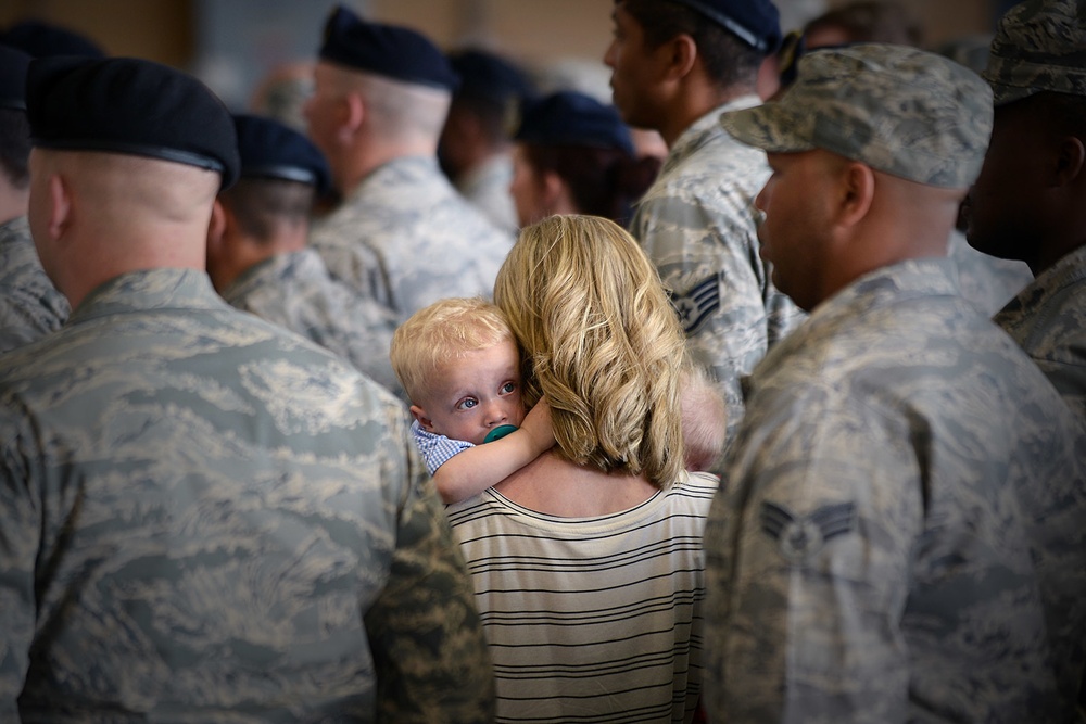 La. Guard’s 159th Fighter Wing holds ceremony for deploying Airmen