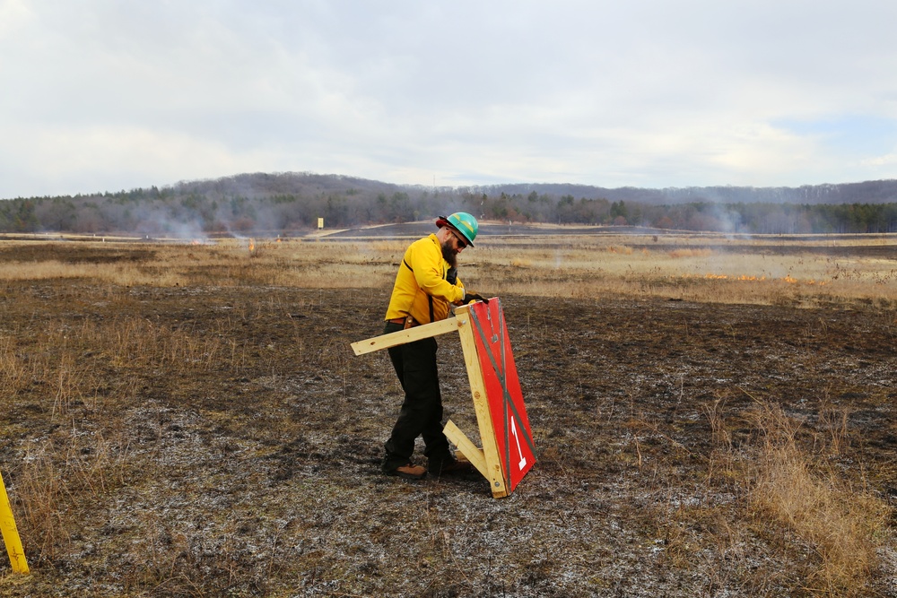 Fort McCoy uses prescribed burns to cut wildfire risk, improve habitats