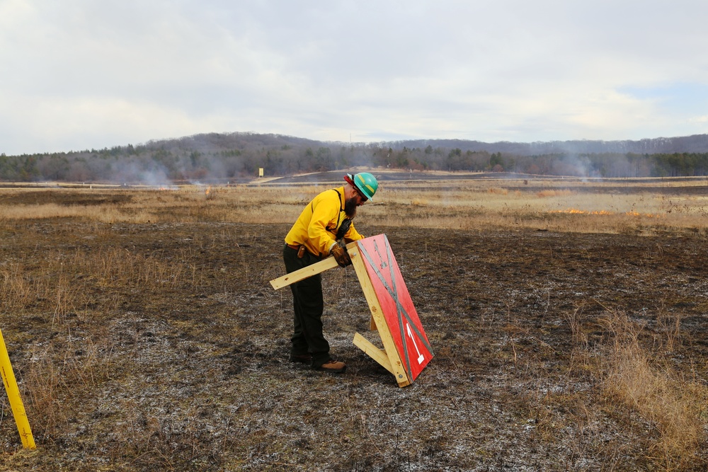 Fort McCoy uses prescribed burns to cut wildfire risk, improve habitats