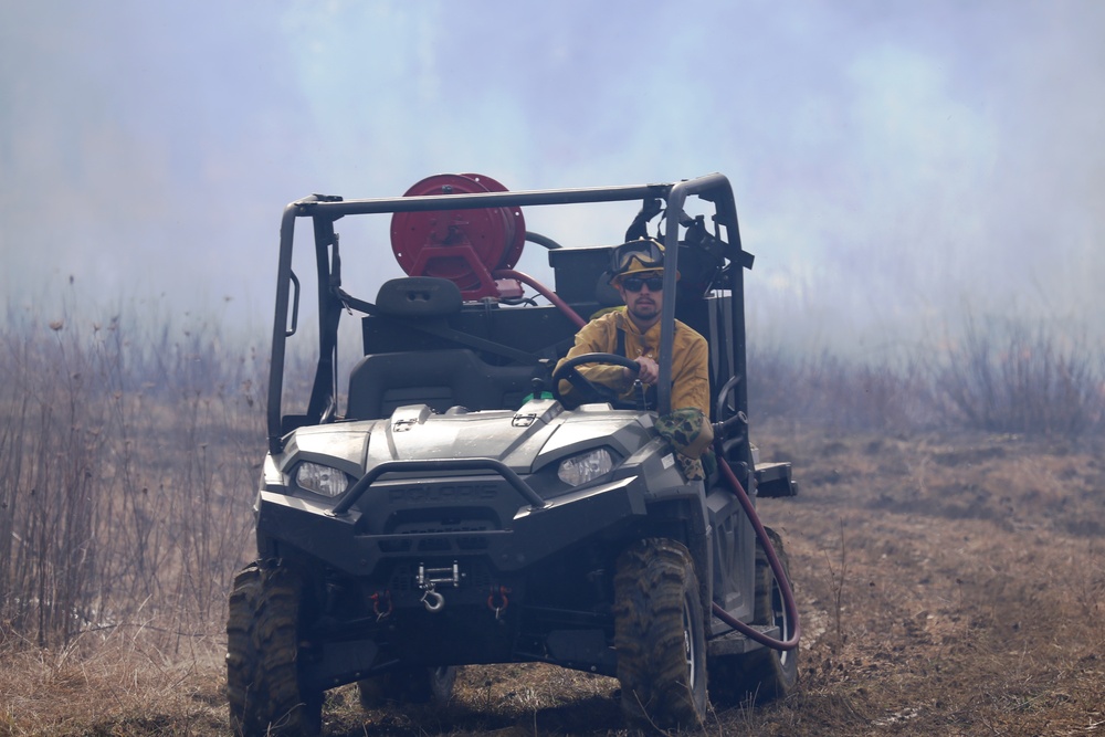 Fort McCoy uses prescribed burns to cut wildfire risk, improve habitats