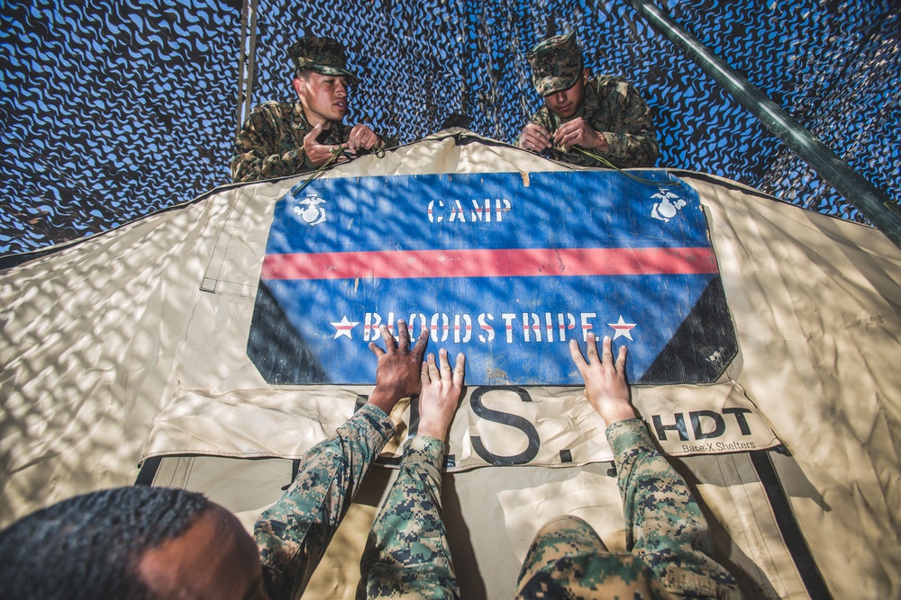 1st Marine Logistics Group Food Service Company Participating in WPT Hill Competition