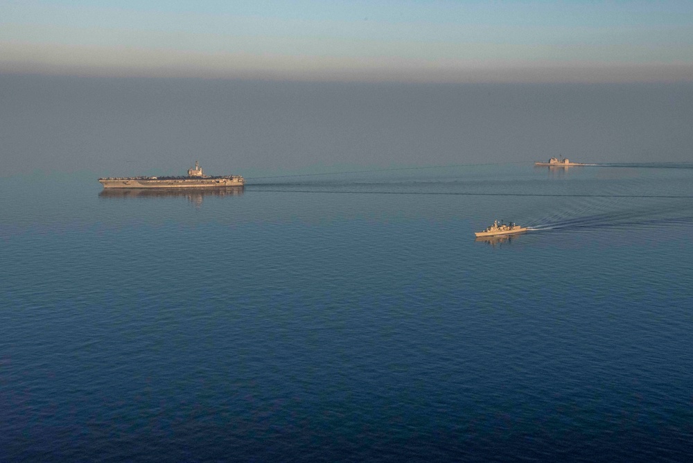 The George H.W. Bush Carrier Strike Group is conducting naval operations in the U.S. 6th Fleet area of operations in support of U.S. national security interests.