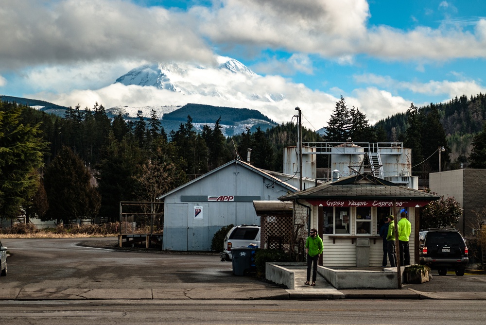 Eatonville, Washington is one of several mountain towns that JBLM Apline Club members can visit as they travel to Mount Rainier National Park