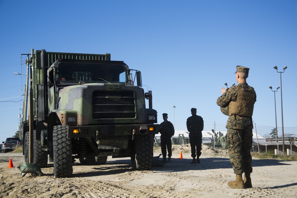 Marines with 2nd TSB participate in truck rodeo