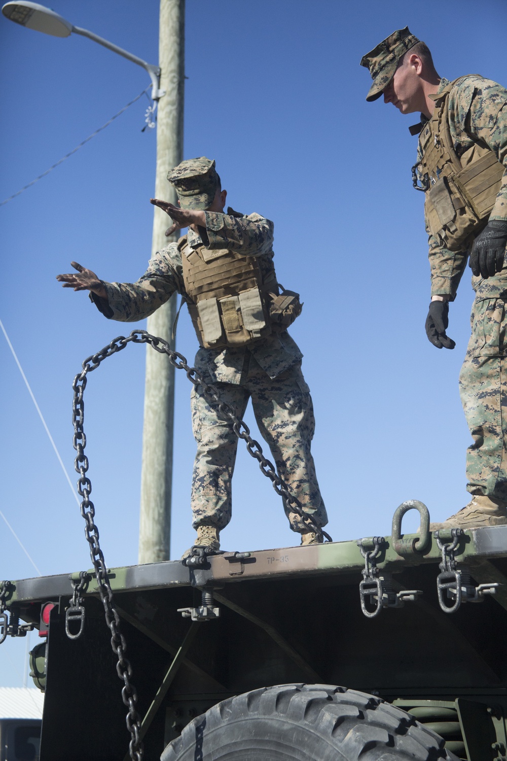 Marines with 2nd TSB participate in truck rodeo