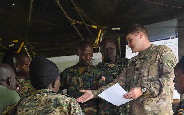 Ugandan Battle Group 22 conducts predeployment training